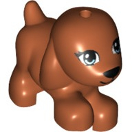 Lego pes, tmavě oranžová (4648073, 6019071)